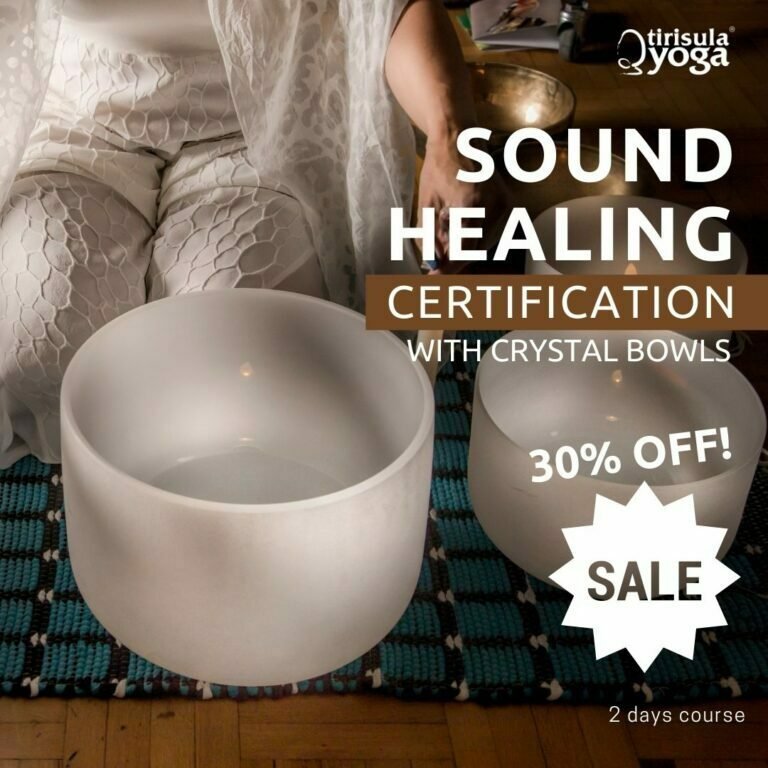 Sound Healing Certification with Singing bowls Tirisula Yoga